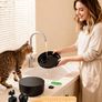 Cat Water Fountain for Drinking Wireless: Cat Fountain Battery Operated - 88oz/2.6L Automatic Pet Water Dispenser Cordless - Cats Drinking Bowl with Sensor - Rechargeable Pet Bowl Motion Image 9