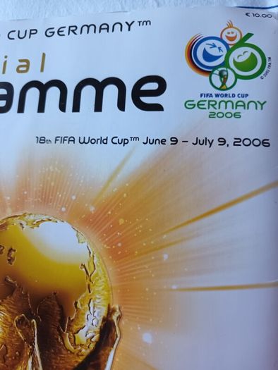 Official World Cup 2006 Programme!