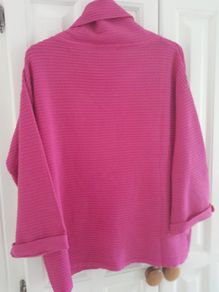 d.e.c.k. Cerise Cowl Neck Jumper New