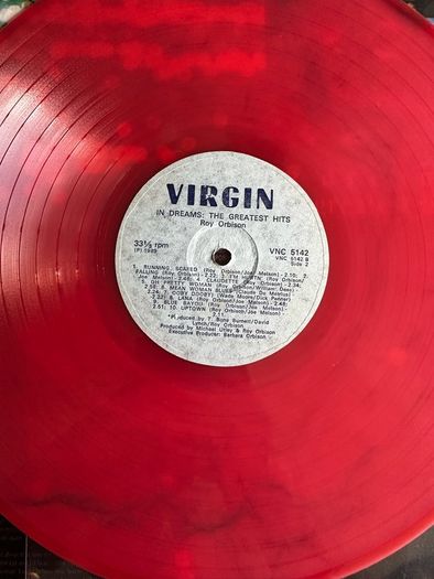 Roy Orbison Rare original release red marbled Zimbabwe release of in dreams the greatest hits in vg+ condition
