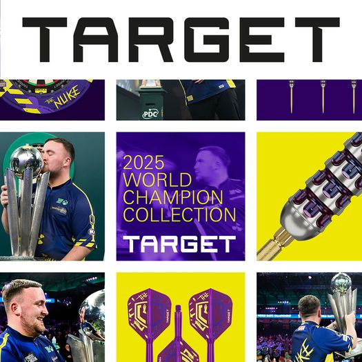 Target Luke Littler World Champion Darts 90% Swiss 23g