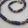 Vintage Venetian Style Floral Glass Beads Necklace Image 10