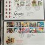 Collection of  78 UK First Day Cover stamps 1993 to 1998 in album Image 4