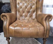 Classic Chesterfield Wingback Armchair