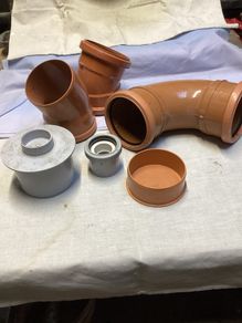 Sewer pipe fittings