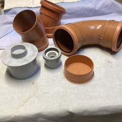 Sewer pipe fittings