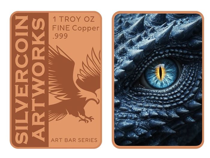 1 Troy Oz Copper Art Bar