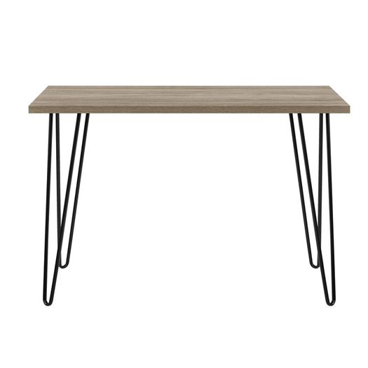 Owen Retro Desk Grey Oak - 9851296pcomuk