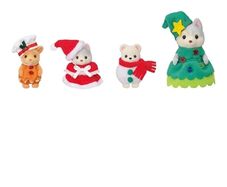 sylvanian families happy christmas friends