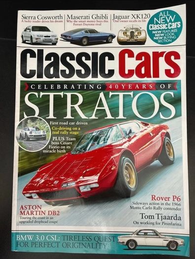 Classic Cars Magazine - Lancia Stratos + free copy