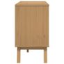 Sideboard Grey and Brown 114x43x73.5 cm Image 5