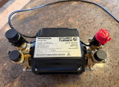 Monsoon Shower Pump 2 Bar Twin