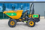 JCB 3 tonne swivel skip dumper