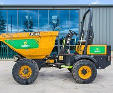 JCB 3 tonne swivel skip dumper