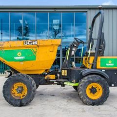 JCB 3 tonne swivel skip dumper
