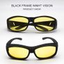 Anti Glare Night Vision HD Driving Glasses-Men & Women,TAC+PC Material Polarized Sunglasses-UV Protection Eyewear Sport Safety Glasses for Fishing, Car, Bicycle (Yellow) Image 2