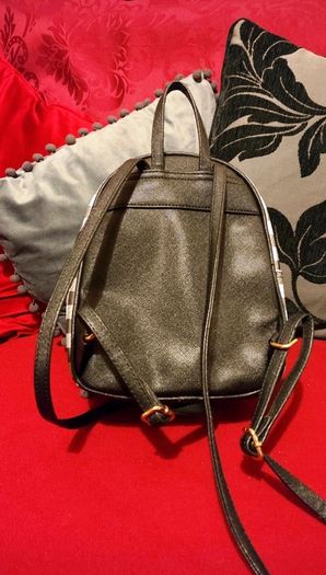 Chic Checkered Mini Backpack Claires