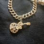ladies vintage silver charm bracelet Image 3