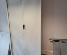 metal tambour storage cabinets