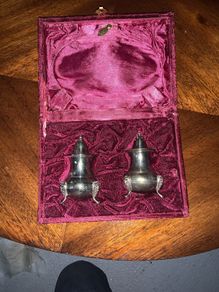 Vintage salt and pepper