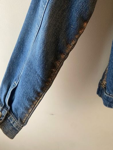 Sparkly denim jacket (size 10)