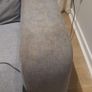 Blue Upholstered Chaise Sofa Image 4