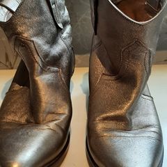 Gold cowboy boots