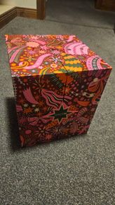 Large empty advent calendar box
