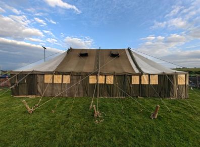 Vintage Army Tent Marquee
