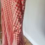 Zara red gingham dress with ruching detail Image 6