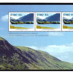 2011 Ireland National Parks of Ireland Commemorative Stamp Booklet Pane featuring Glenveagh National Park Mint Never Hinged (MNH). Hibernian HP204