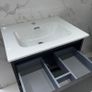 Special offer deal Brand New 600 Matt Anthracite Wall Hung Unit and Basin Image 4