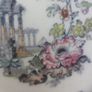 Fabulous Antique, 1850s Polychrome Transferware Plate with Hand Painted Elements by Francis Morley and Co. in the Rare "Cleopatra" Pattern, Circa 1845-1858 Image 4