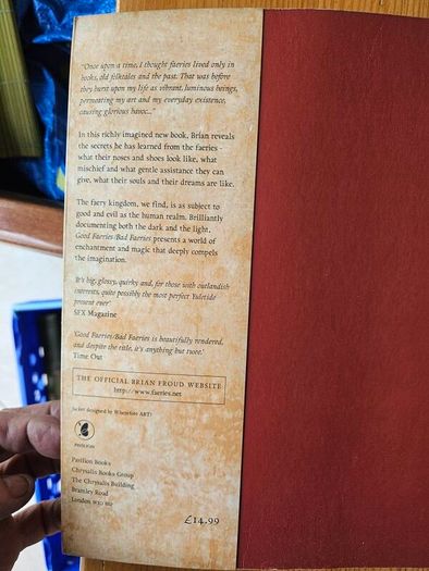 Good Faeries Bad Faeries. By Brian Fraud. First Edition Large Volume Paperback In Good Condition.  See Photos For Same.