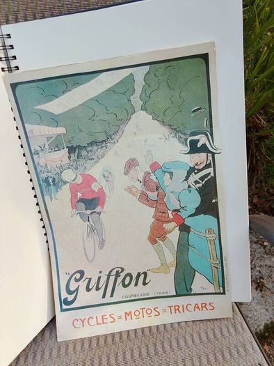 Vintage French cycling poster