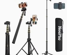 Professional Tripod Selfie Stick 210cm/82inch