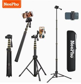 Professional Tripod Selfie Stick 210cm/82inch