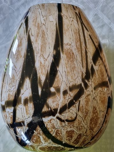 Giant Murano Vase in African patina