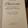 Illustrissimi. The Letters Of Pope John Paul 1. By Albino Luciani. Preface By Cardinal Hume. Illustrated By Papas. Large Volume Hardback With Dustjacket In Good Condition.  See Photos For Same. Image 3