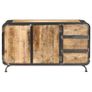 Sideboard 140x40x80 cm Solid Mango Wood Image 3