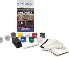 GLASS POLISH 91004 DIY Colorize Kit, Leather, Vinyl, Fabric and Carpet Dye