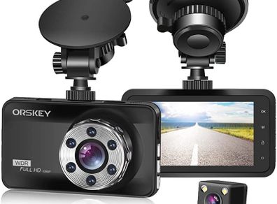 Dash Cam Front and Rear 1080P Full HD Dual Dash Camera In Car Camera Dashboard Camera Dashcam for Cars 170 Wide Angle HDR with 3.0" LCD Display Night Vision Motion Detection and G-sensor (FREE SHIPPING)