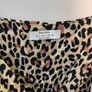 BERSHKA Leopard Frill Wrap Dress Size L! Image 4