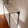 Marble top console table & matching nest of tables Image 6