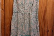 Monsoon green and white mandala print dress (free postage)