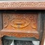 Antique Victorian or Edwardian Cast Iron Tiled Fireplace circa 1890 to 1905 Image 3