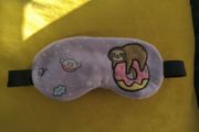 Girls sloth on a donut eyeask