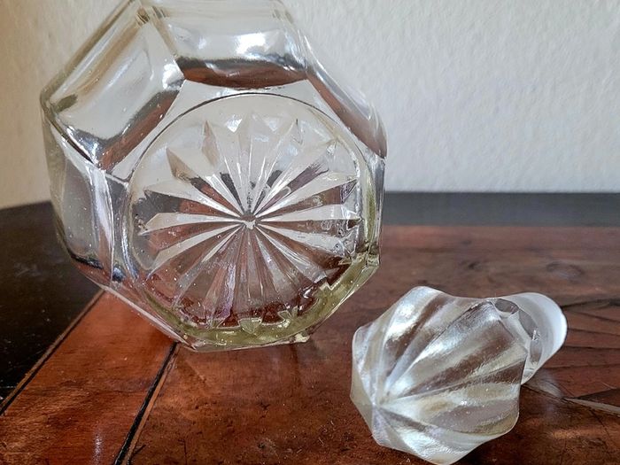 Antique cut glass decanter