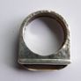 Vintage 925 Sterling Silver Ring with Rectangular Stone Image 10