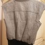 Benetton wool grey gilet UK 8 Image 2